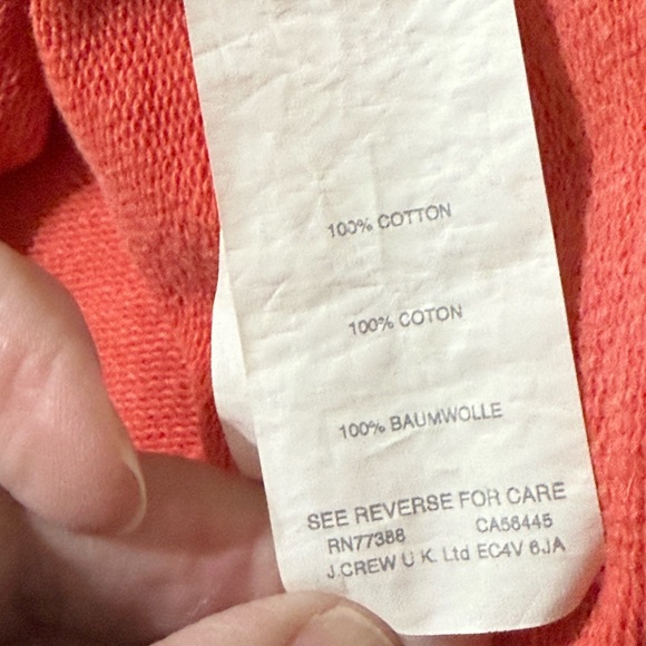 J. Crew Coral Sweatshirt - Picture 5 of 5
